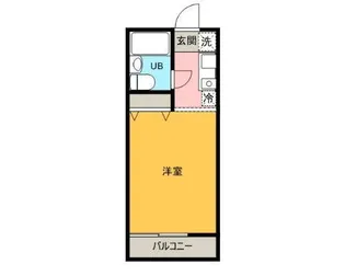 ビラ多摩川【2階】の間取り