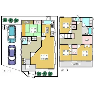 東京都世田谷区等々力6【一戸建】の間取り