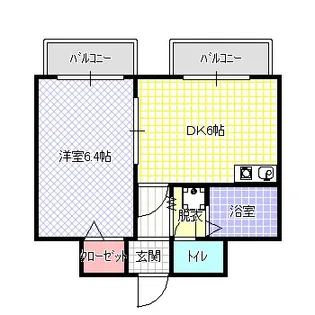 BELONG香里園【2階】の間取り