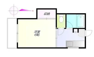 小野寺コーポ【3階】の間取り