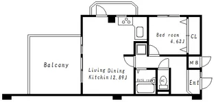 モンテベルデ第2清水が丘【8階】の間取り
