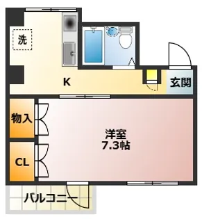 グランダムタバタ【2階】の間取り