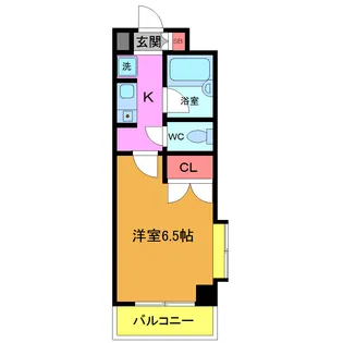 スカイマンション【7階】の間取り