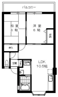 コンフォール深沢【1階】の間取り