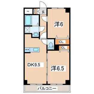 福島県郡山市並木5【マンション】の間取り