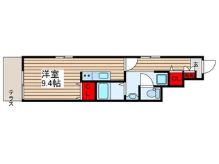 エポックII【1階】の間取り