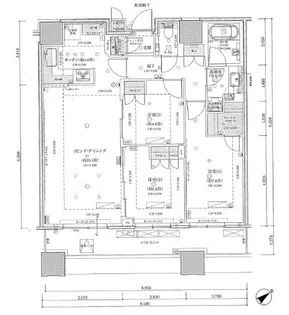 目黒第一マンションズ【13階】の間取り