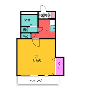 シャルマンロココ【2階】の間取り