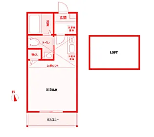 aru保土ケ谷霞台【2階】の間取り