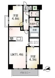 MQuarto新座【3階】の間取り