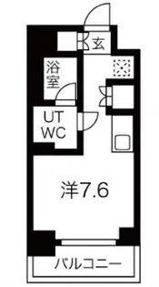 クラリッサ横浜アレッタ【7階】の間取り