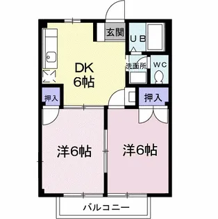 徳島県徳島市津田本町3【アパート】の間取り