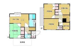 東京都日野市石田1【一戸建】の間取り