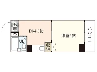 スタープラザ東雲【2階】の間取り