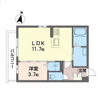 トリニテラッセ【3階】の間取り