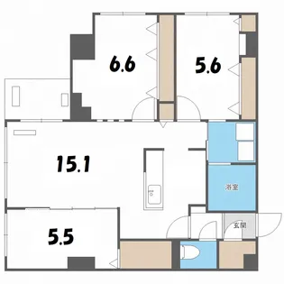 MODENA SIAN(モデナシアン)【7階】の間取り