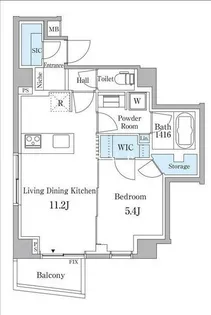 ピエール・リヴィエール白金台II【1階】の間取り