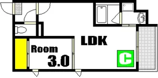 REGALEST 江波東【2階】の間取り