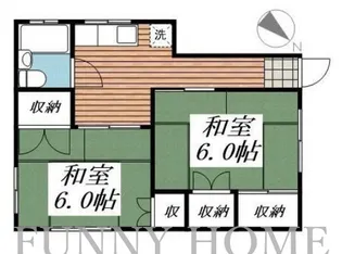 ホワイトハウスA棟【1階】の間取り