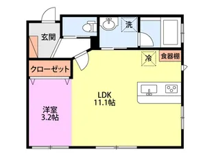 メイセ・エルフ【1階】の間取り