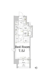アクサス西大島Sta.【5階】の間取り