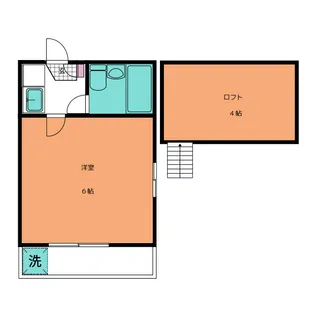 ジュネパレス稲毛第4【1階】の間取り