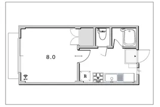 リオン西川原【2階】の間取り