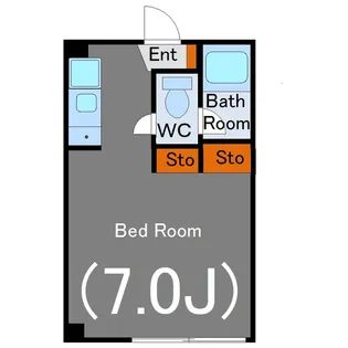 VITA白金【2階】の間取り