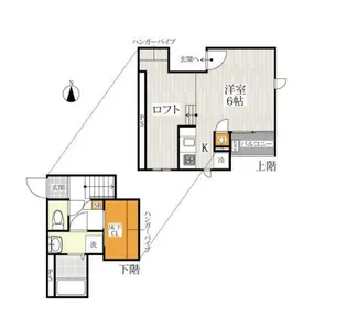 CB草加サラ【1階】の間取り