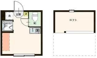 アルモニー千川【1階】の間取り