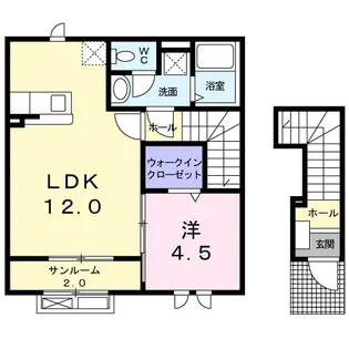 メゾン サンリット【2階】の間取り