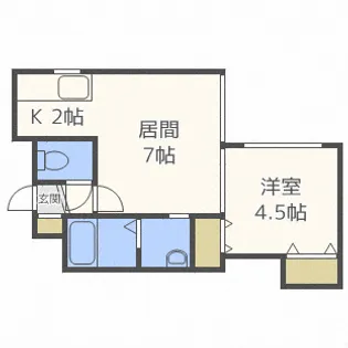 エンジェル【4階】の間取り