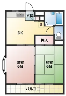 レジデンス日吉【2階】の間取り