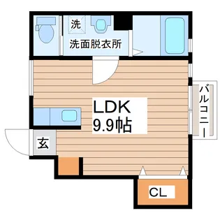 アリュール高松【1階】の間取り