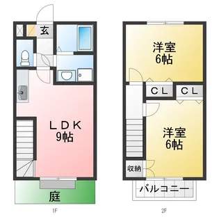 ウッディタウンI【1階】の間取り
