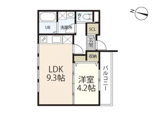 ソフィアコート海田昭和町Annex【2階】の間取り