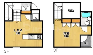 カーサハーツの間取り