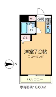 ハイツ雅【3階】の間取り