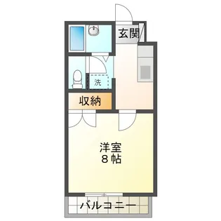 サザンクロス【1階】の間取り