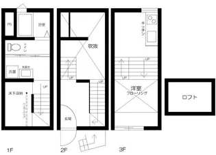 MOKKU HOUSE【1階】の間取り