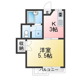 アネックス佐久間【2階】の間取り