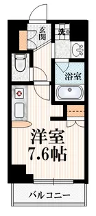 ベルヴュ代々木2【1階】の間取り