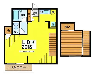 オラージュ【2階】の間取り