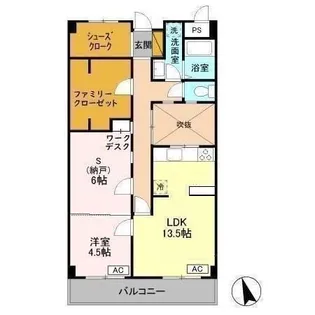 ルイメゾン2【3階】の間取り