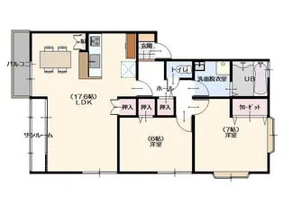 クワルテットA【1階】の間取り