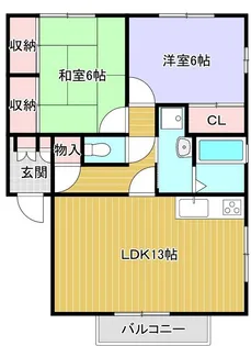 ロアジール祥【2階】の間取り