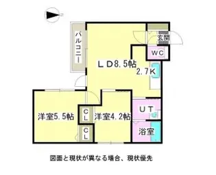 PANTANAL(パンタナール)【3階】の間取り