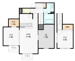 ファミリア【1階】の間取り