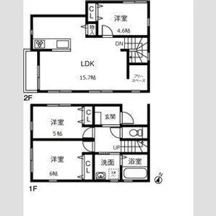 LAND COURT 豊明前後町の間取り
