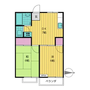 アーバンハイツ元町【2階】の間取り